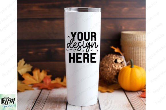 20oz Skinny Fall Tumbler Mockup Review