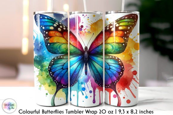 Colourful Butterfly Tumbler Wrap Review