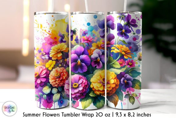 Colourful Summer Flowers Tumbler Wrap Review