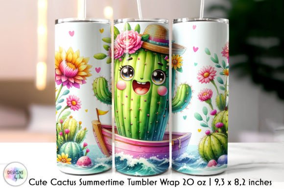 Funny Cactus with Flowers Tumbler Wrap Review