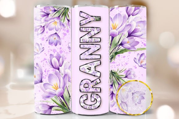 Granny Tumbler Wrap Sublimation Design Review