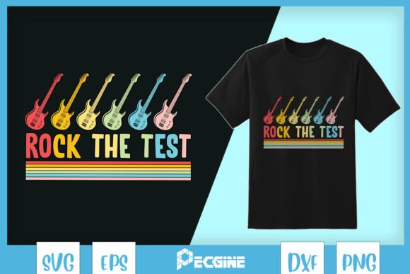 Guitar Rock the Test Teacher Day SVG Review