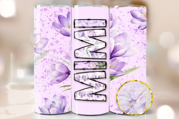 Mimi Purple Tumbler Wrap Sublimation PNG Review