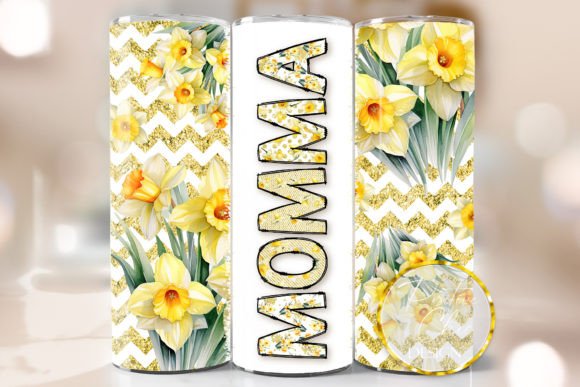 Momma Spring Tumbler Wrap Embroidery Design Review