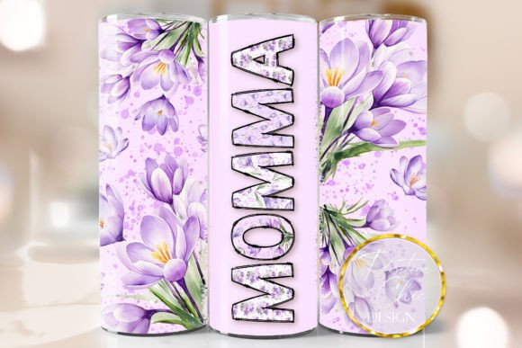 Momma Tumbler Wrap Sublimation Design Review