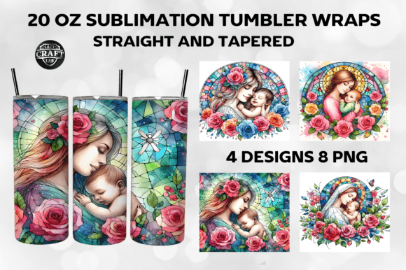 Mother Beby with Roses Tumbler Wrap Review