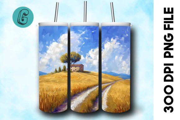 Oil Paint Landscape Tumbler Wrap 40 Review