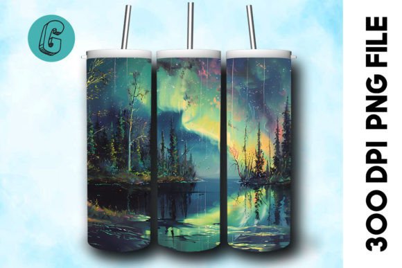 Oil Paint Northern Light Tumbler Wrap 40 Review
