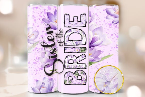 Sister of the Bride Floral Tumbler Wrap Review
