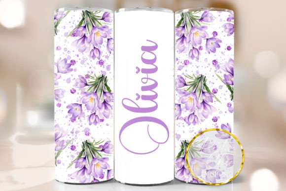Spring Flowers Tumbler Wrap Embroidery Design Review
