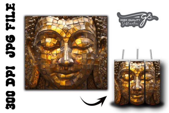 Stained Glass Buddha Tumbler Wrap 25 Review