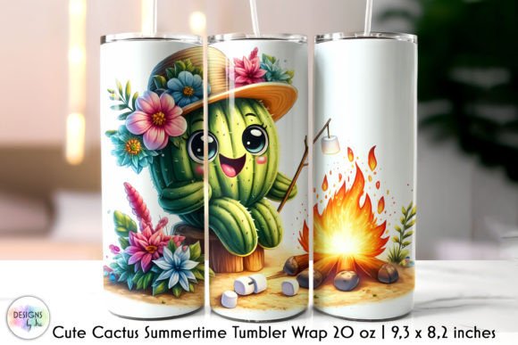 Summer Camping Cactus Tumbler Wrap Review